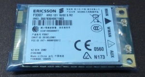 Vision 3G Module (Ericsson F3307 WCDMA)