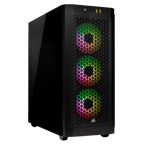 Corsair 480T Airflow med 3 x Asus ARGB kølere