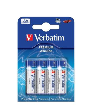 Verbatim 4 stk AA batterier