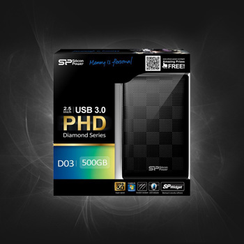 Silicon Power 500GB USB3.0 2,5 ekstern harddisk