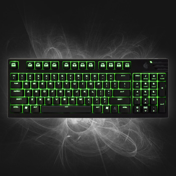 CoolerMaster CM Storm QuickFire TK Green mekanisk keyboard