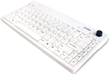 Ione Scorpius Media Center Keyboard RF - White (Dansk) (RF)