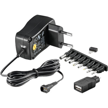 Power adapter multi 3-12 Volt 600-300mA