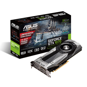 Nvidia Asus GTX1070 8GB Founder Ed.