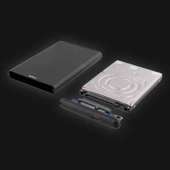 Deltaco HDD Boks 2.5'' USB-C 