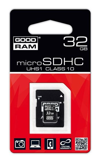 GoodRAM microSD Card 32GB class10 SDHC