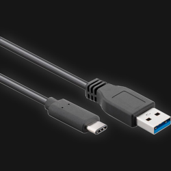 USB 3.2 - Type A til Type-C Kabel 1,5M