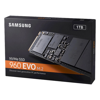 Samsung 960 EVO 1000GB m.2 NVMe SSD