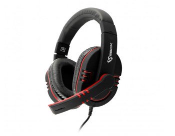 SBOX HS-401 Sort/rød Gaming headset