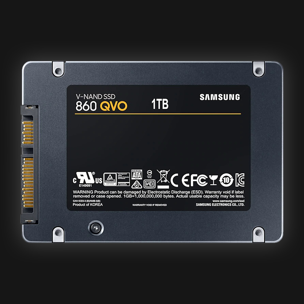 Samsung 1TB 860 QVO 2.5'' SATA SSD