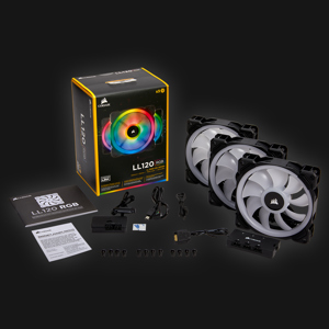 Corsair LL120 RGB LED kit (3-pack + Node)