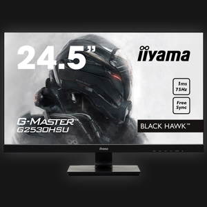25'' Iiyama G2530 Black Hawk - FullHD - 1ms - 75Hz Gaming