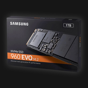Samsung 960 EVO 1000GB m.2 NVMe SSD