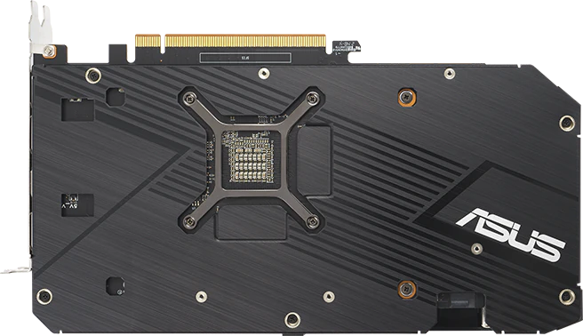 Bagplade på Asus Dual Radeon™ RX 7600 grafikkort