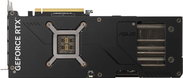 Bagplade på ASUS Prime GeForce RTX 4070 Ti Super