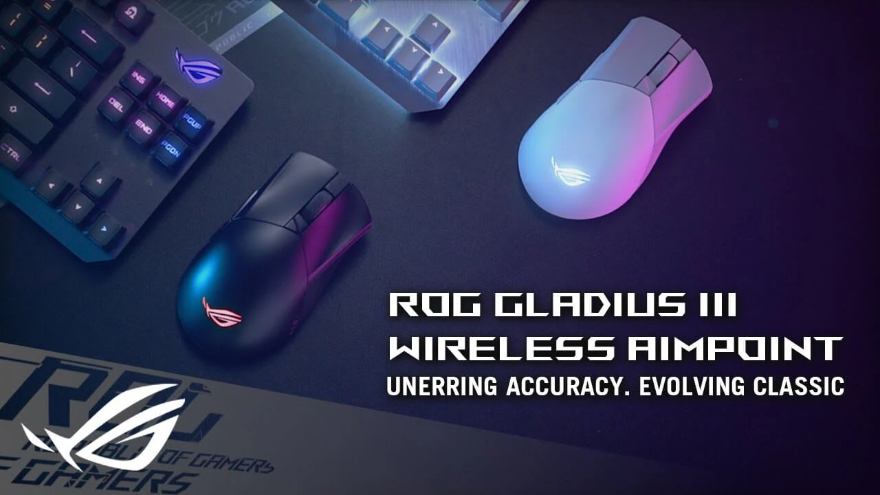 ROG Gladius III Wireless AimPoint |Unerring accuracy. Evolving Classic | ROG