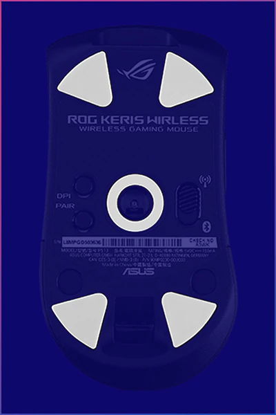 ASUS ROG Keris Wireless med teflon fødder