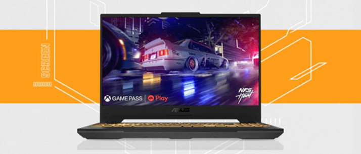 Skærm på Asus TUF Gaming A15