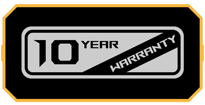 10 års garanti logo