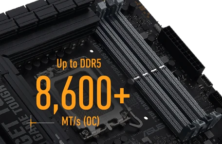 RAM-slots på TUF Gaming Z890-PLUS WiFi