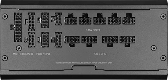 Stik på Corsair RM1200x Shift strømforsyning