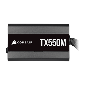 Corsair TX550M 550W 80+ Gold (Semi modulær)