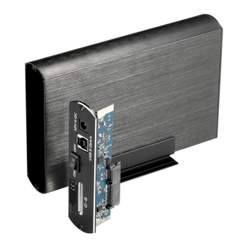 Deltaco 3,5" SATA till USB 3.1 Hårddiskkabinett