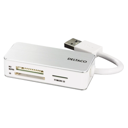 Deltaco ekstern kortlæser USB 3.2 gen 1