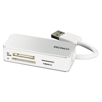 Deltaco ekstern kortlæser USB 3.2 gen 1