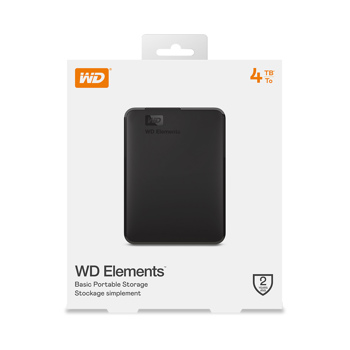 WD Elements ekstern harddisk 4TB USB 3.0