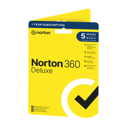 Norton 360 Deluxe - 5 enheder 1 år