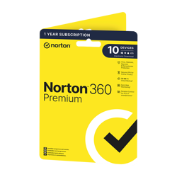 Norton 360 Premium - 10 enheder 1 år