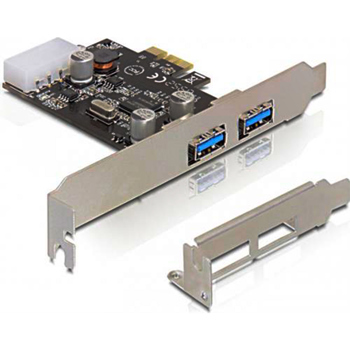 DeLock SX-205 PCI-E kort med 2x USB 3.0 porte