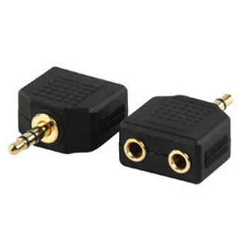 Minijack Splitter 1xHan 2xHun