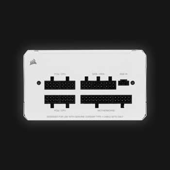 Corsair CX650F RGB 650W 80+ (Modulær) WH