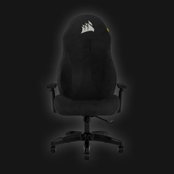 Corsair TC60 Fabric gaming stol (sort)