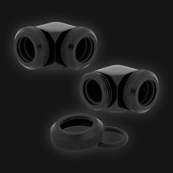 Corsair Hydro X Series XF Hardline 90° 12mm. OD Fitting