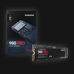 Samsung 980 PRO 2TB NVMe PCIe 4.0 SSD