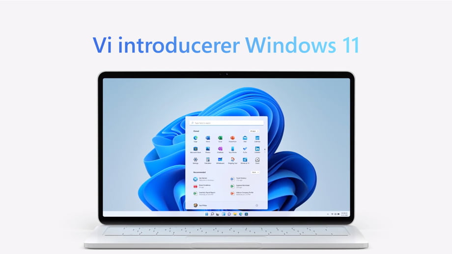 Windows 11 præsentationsvideo