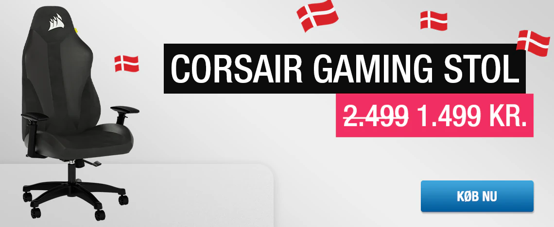 Fødselsdagstilbud på Corsair gaming stole