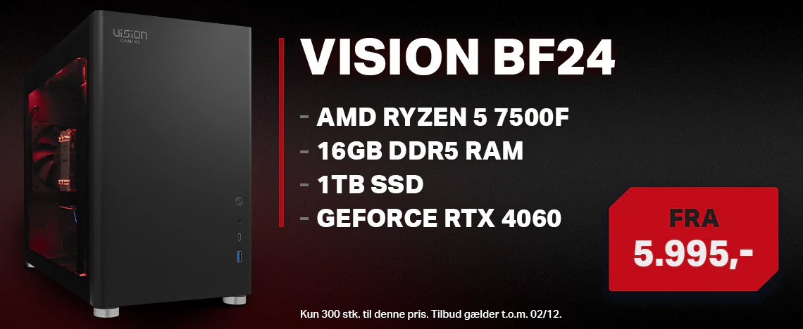 Vision BF24 gaming computer