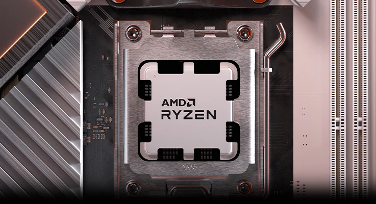 AMD Ryzen processor i AM5 bundkort