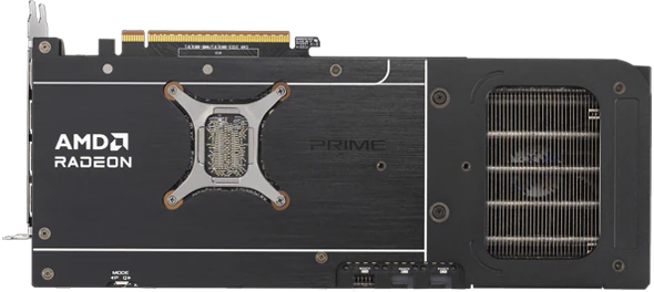 Bagplade på ASUS Prime Radeon™ RX 9070