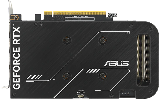 Bagplade på ASUS GeForce RTX 5050