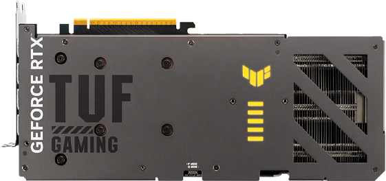 Bagplade på ASUS GeForce RTX 5060 TUF Gaming