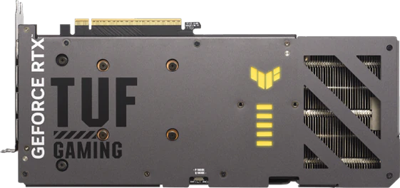 Bagplade på ASUS GeForce RTX 5060 Ti TUF Gaming