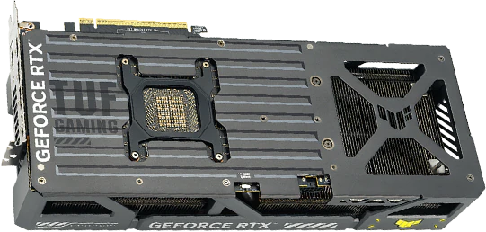 Bagplade på ASUS GeForce RTX 5090 TUF Gaming