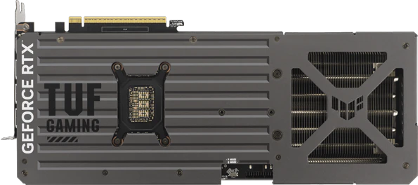 Bagplade på ASUS GeForce RTX 5080 TUF Gaming