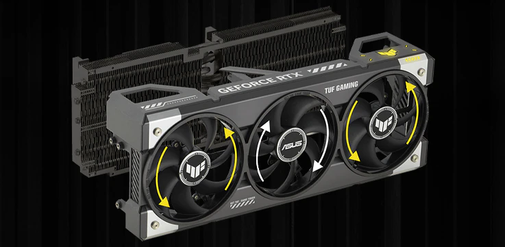 ASUS TUF Gaming GeForce RTX 5090 grafikkort blæsere