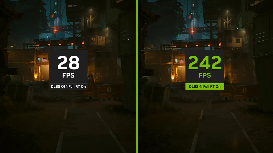 DLSS 4 vs DLSS Off Comparison | Cyberpunk 2077